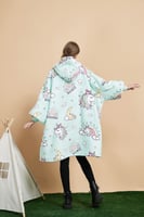 بطانية هودي "يونيكورن" للكبار Unicorn Hooded Blank...