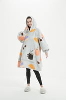 بطانية هودي "قهوة" للكبار Coffee Hooded Blanket fo...