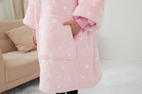 بطانية هودي "وردي مضيء في الظلام" للأطفال Luminous...