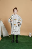 بطانية هودي "قطة" للأطفال Cat Hooded Blanket for K...