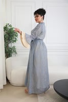 جلابيه مغربي قطعتين تطريز