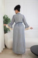 جلابيه مغربي قطعتين تطريز