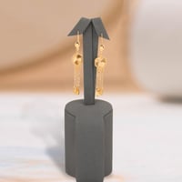 طقم بديل الذهب سداسي البريق