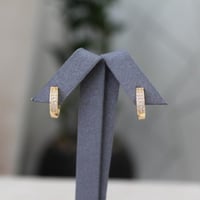 حلق زركون خطين