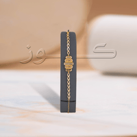 طقم طوق الورق بديل الذهب