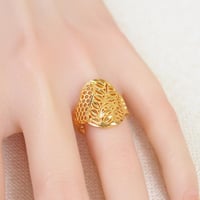 خاتم بديل الذهب المستطيل