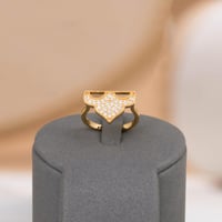 طقم زركون بديل الذهب القبة