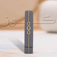 طقم حلقات ذهبيه بديل الذهب