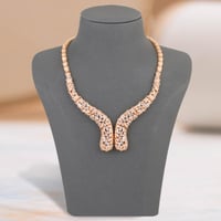 طقم بديل الذهب بريق الزركون