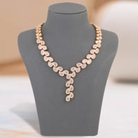 طقم بديل الذهب أوراق الماس