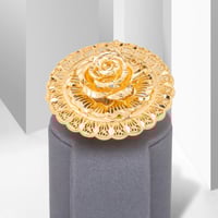 خاتم بديل الذهب زهرة اللؤلؤ