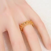 خاتم بديل الذهب شبكة الأناقة