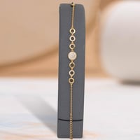 طقم زركون بديل الذهب جدايل ترف