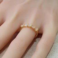 توزيعات6 خواتم بديل الذهب فصوص الباجيت