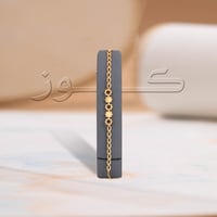 طقم ادورا زهور المتصلة بديل الذهب