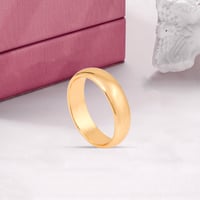 خاتم بديل الذهب النقاء البسيط