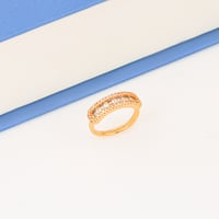 طقم المستطيل الملكي ذهبي