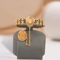 طقم بديل الذهب زهرة الفخامة