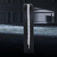 طقم زركون فضي بريق القمر