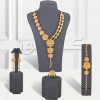 طقم سبحة الوردات بديل الذهب