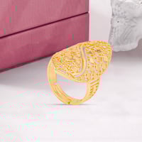 خاتم بديل الذهب موجة الأناقة