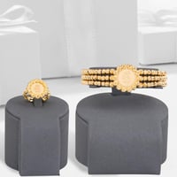 أسوارة وخاتم بديل الذهب سبايك دائري