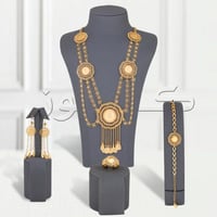 طقم السبائك الوردة بديل الذهب