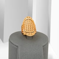 خاتم بديل الذهب رُقي الأرابيسك