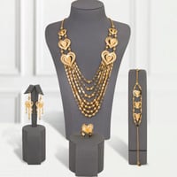 طقم بديل الذهب جناح القلوب