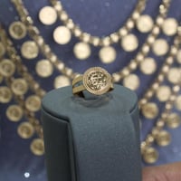 طقم ليرات ذهبية بديل الذهب