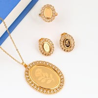 طقم سبايك الزركون بديل الذهب