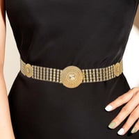 حزام بديل الذهب كرسي جابر دائري