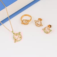 طقم كوكب الأناقة الذهبي ناعم