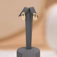 طقم زركون بديل الذهب أوراق النور