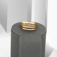 خاتم بديل الذهب تداخل الخطوط