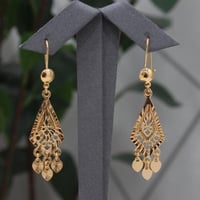 حلق شنكار بديل الذهب سحر النقوش