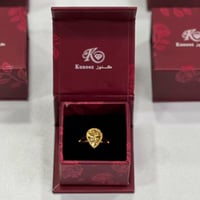 توزيعات6 خواتم بديل الذهب دمعة الضوء