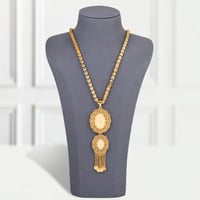 عقد بديل الذهب الزهور المعلقة