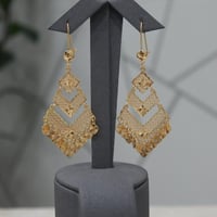 حلق شنكار بديل الذهب الأرابيسك