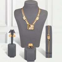 طقم بديل الذهب زخارف المربع