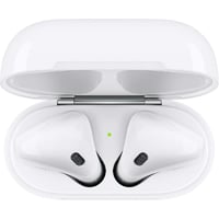 أبل ايربودز مع غطاء شحن، الجيل الثاني، أبيض
