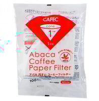 فلاتر v60 أبيض 100 فلتر من كافيك مقاس 01