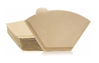 فلاتر ترشيح قهوة ورقية رقم 101 بني 1-2 كوب عدد 100...