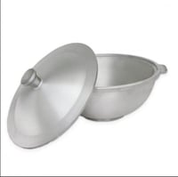 قدر افغاني دايري المنيوم ثقيل وسط