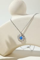 سلسلة فضة - شمس وقمر