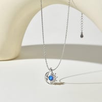 سلسلة فضة - شمس وقمر