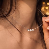 سلسلة فضة - ثري غليمر