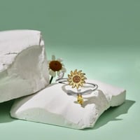 خاتم فضة - دوار الشمس الملكي