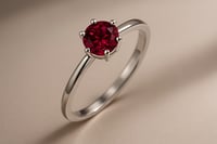 خاتم فضة - بريق الميلاد