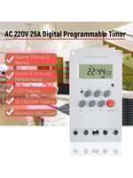 مؤقت الكتروني قابل للبرمجة بتيار متردد 25 أمبير وج...